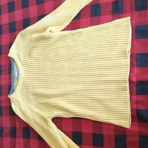 Pale yellow Aéropostale knit sweater, women's Large